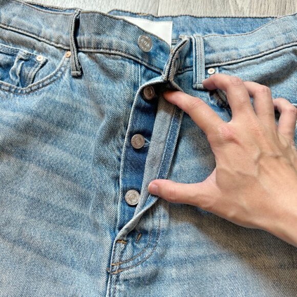 Mother Supeior The Rambler Ankle Straight Leg Jeans in Bucket List Size 32 NWT - Picture 4 of 13